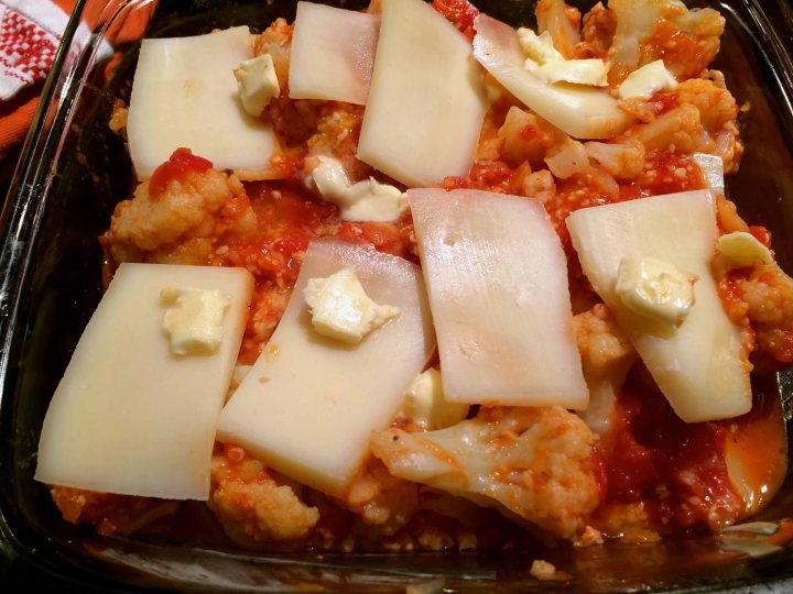 Top layer of the gratin