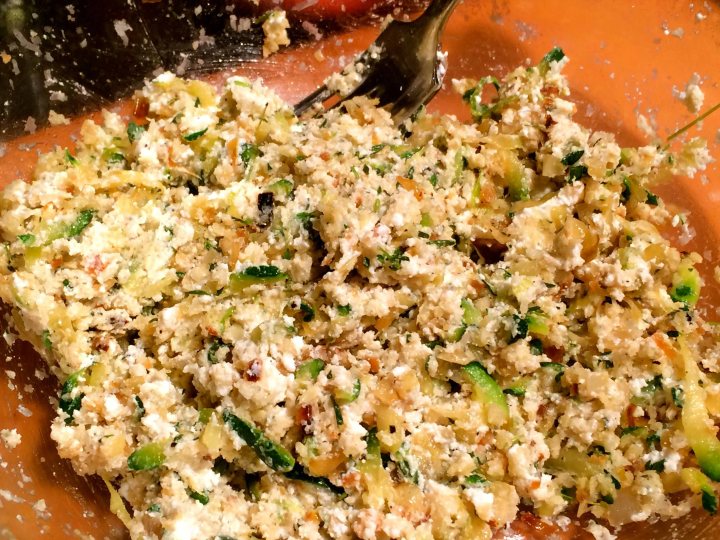 The finished stuffing